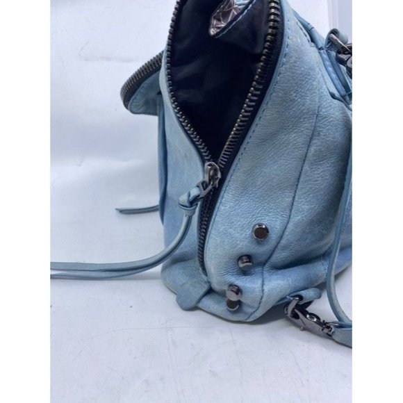 Botkier Warren Navy Bluegunmetal Leather Backpack main image 5